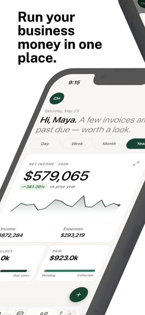 Run your business money in one place