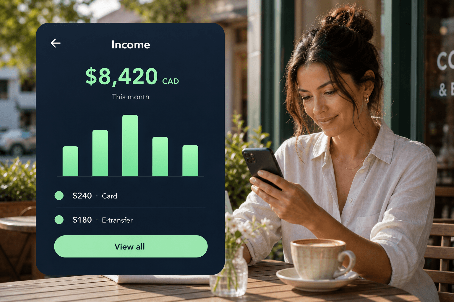 Track income and expenses on Morgan